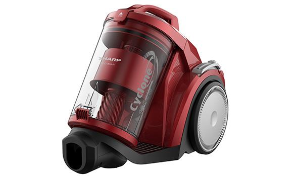 Sharp Bagless Vacuum Cleaner 1800W [ECC1819R] - Click Image to Close